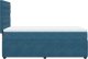 vidaXL Łóżko kontynentalne z materacem, niebieskie, aksamit, 100x200cm 5