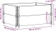 vidaXL Donica ogrodowa, szara, 80x60 cm, lite drewno sosnowe 8