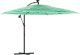 vidaXL Parasol ogrodowy na stalowym słupku, zielony, 246x246x230 cm 2
