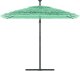 vidaXL Parasol ogrodowy na stalowym słupku, zielony, 246x246x230 cm 3