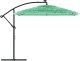vidaXL Parasol ogrodowy na stalowym słupku, zielony, 246x246x230 cm 4