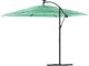 vidaXL Parasol ogrodowy na stalowym słupku, zielony, 246x246x230 cm 5
