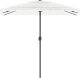 vidaXL Parasol ogrodowy na stalowym słupku, biały, 248x248x248 cm 3