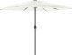vidaXL Parasol ogrodowy na stalowym słupku, biały, 248x248x248 cm 5