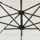vidaXL Parasol ogrodowy na stalowym słupku, biały, 248x248x248 cm 8