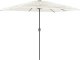 vidaXL Parasol ogrodowy na stalowym słupku, biały, 300x200x250 cm 1