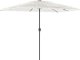 vidaXL Parasol ogrodowy na stalowym słupku, biały, 300x200x250 cm 4