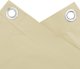 vidaXL Osłona na ogrodzenie, kremowa, 600x120 m, PVC 3