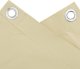 vidaXL Osłona na ogrodzenie, kremowa, 300x120 m, PVC 3