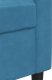 vidaXL Sofa 2-osobowa, niebieski, 140 cm, tapicerowana aksamitem 7
