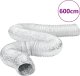 vidaXL Przewód wentylacyjny, aluminiowy, 6 m, 12,5 cm 1