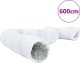 vidaXL Przewód wentylacyjny, aluminium i PVC, 6 m, 12,5 cm 1