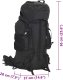 Plecak turystyczny vidaXL Plecak turystyczny, czarny, 60 L, tkanina Oxford 7