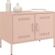 vidaXL Szafki RTV, 2 szt., różowe, 68x39x50,5 cm, stalowe 4