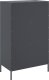 vidaXL Szafka, antracytowa, 68x39x113 cm, stal 8