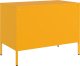 vidaXL Szafki RTV, 2 szt., musztardowe, 68x39x50,5 cm, stal walcowana 9