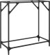 vidaXL Stolik konsolowy z przezroczystym, szklanym blatem, 80x35x81 cm 5
