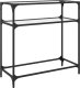 vidaXL Stolik konsolowy z przezroczystym, szklanym blatem, 80x35x81 cm 6