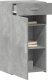 vidaXL Szafka, szarość betonu, 50x42,5x93 cm 3