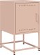vidaXL Szafki nocne, 2 szt., różowe, 36x39x60,5 cm, stal 6