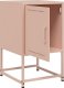vidaXL Szafki nocne, 2 szt., różowe, 36x39x60,5 cm, stal 10