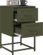 vidaXL Szafki nocne, 2 szt., oliwkowa zieleń, 36x39x60,5 cm, stal 4