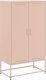 vidaXL Szafka, różowa, 68,5x38,5x123,5 cm, stal 2