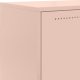 vidaXL Szafka, różowa, 68,5x38,5x123,5 cm, stal 10