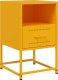 vidaXL Szafka nocna, musztardowa, 36x39x60,5 cm, stal 2