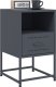 vidaXL Szafka nocna, antracytowa, 36x39x60,5 cm, stal 5