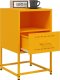 vidaXL Szafki nocne, 2 szt., musztardowe, 36x39x60,5 cm, stal 4