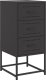 vidaXL Szafki nocne, 2 szt., czarne, 36x39x78 cm, stal 5