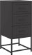 vidaXL Szafka nocna, czarna, 36x39x78 cm, stal 2