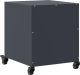vidaXL Szafki nocne, 2 szt., antracytowe, 36x39x43,5 cm, stal 8