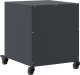 vidaXL Szafka nocna, antracytowa, 36x39x43,5 cm, stal 8