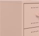 vidaXL Szafka nocna, różowa, 36x39x43,5 cm, stal 10