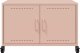 vidaXL Szafka RTV, różowa, 68x39x43,5 cm, stal walcowana na zimno 6
