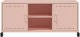 vidaXL Szafka RTV, różowa, 100,5x39x43,5 cm, stal walcowana na zimno 6