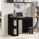 Biurko vidaXL Czarne 103.5 cm x 56.5 cm 3