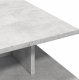 vidaXL Stolik kawowy, szarość betonu, 102x55x35 cm 7
