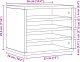vidaXL Organizer na biurko, biały, 36x26x29,5 cm 7