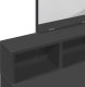 vidaXL Toaletka z lustrem, czarna, 80x41x144,5 cm 7