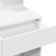 vidaXL Toaletka z oświetleniem LED, biała, 100x40x130 cm 11