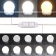 vidaXL Toaletka z oświetleniem LED, szary dąb sonoma, 80x41x134,5 cm 10