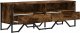 vidaXL Szafka pod TV, przydymiony dąb, 122x34x41 cm 7