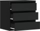 vidaXL Komoda, czarna, 60x41x58 cm, materiał drewnopochodny 5
