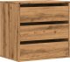 vidaXL Komoda, dąb artisan, 60x41x58 cm 2