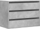 vidaXL Komoda, szarość betonu, 80x41x58 cm 2