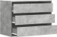 vidaXL Komoda, szarość betonu, 80x41x58 cm 5