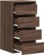 vidaXL Komoda, brązowy dąb, 40x41x76 cm 5